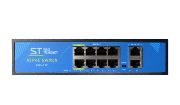 ST-S813POE (2M/150W/АB/2BT) PRO сетевой PoE коммутатор Space Technology