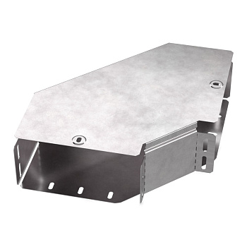 PR16.0419 Угол горизонтальный 90 градусов с крышкой Стандарт 200х100 Промрукав