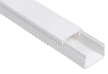 ECOLINE кабель-канал 20х10х2000 белый (96м) IEK CKK11-020-010-1-K01