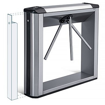 PERCo-KTC01.9A электронная проходная с автоматическими преграждающими планками "Антипаника" PERCo