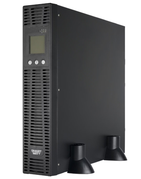 UPS SECURE IEC 1kVA ИБП онлайн, чистый синус, мощность 1000/900 ВА/Вт, стоечный/напольный SMARTWATT