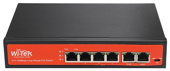 WI-PS205 порты 4 PoE FE + 2FE сетевой коммутатор Wi-Tek 