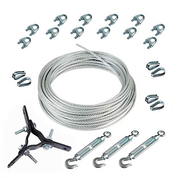 M kit 6 8 v.9194 монтажный комплект для телескопических мачт 6 и 8 метров ДалСВЯЗЬ