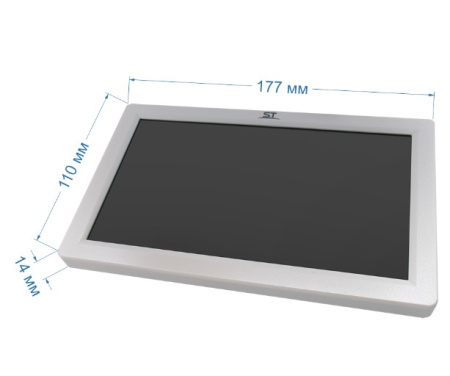 ST-M209/7 (TS/SD/WF/IPS) БЕЛЫЙ монитор домофона Space Technology