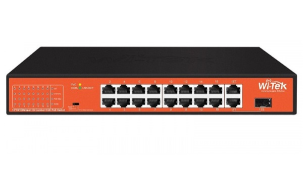 WI-PS518GH коммутатор неуправляемый PoE Wi-Tek