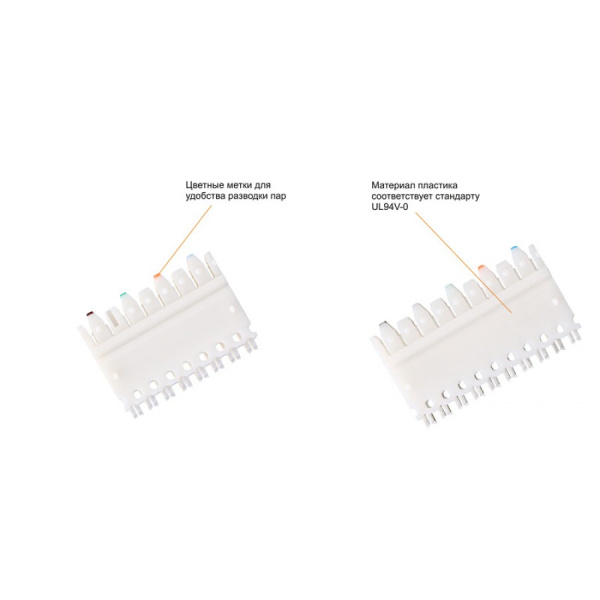 NMC-CC110UD5 Коннектор 110 NIKOMAX, Кат.5е, 5 пар
