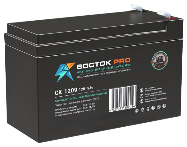 Аккумулятор СК 1209 Восток