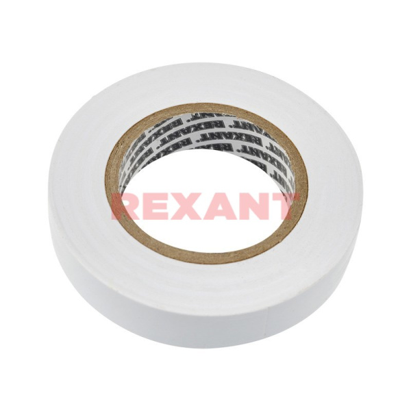 Изолента 15мм х 25м белая REXANT(09-2101)