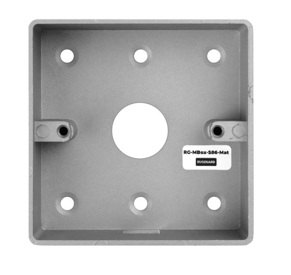 RG-Mbox-S86 металлический короб для накладного монтажа врезной кнопки RusGuard