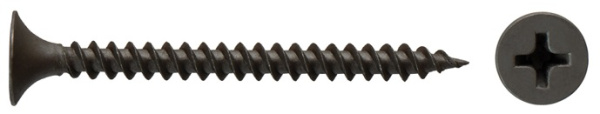 Саморез 3,5х41 гипсокартон/металл (1000 шт/уп) черный