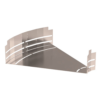 PR16.3658 Угол горизонтальный изменяемый 0-45 градусов Стандарт INOX (AISI 409) 400х100 Промрукав