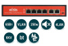 WI-PS205 v2 неуправляемый коммутатор с функцией PoE Wi-Tek
