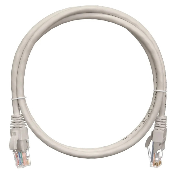 EC-PC4UD55B-BC-LSZH-015-GY-10 патч-корд U/UTP серый NETLAN