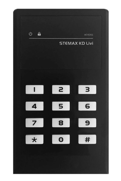 STEMAX KD Livi (black) беспроводная кнопочная кодовая панель