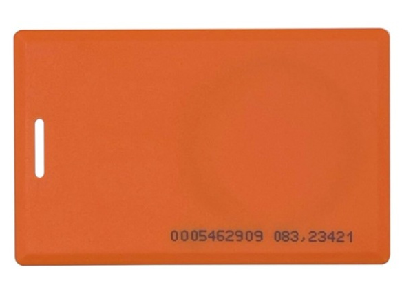 IL-05E ORANGE карта EM толстая, цветные (оранжевый), с печатью ID номера IronLogic