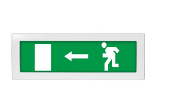 Молния-24 "Человек влево дверь" световое табло плоское ВИСТЛ