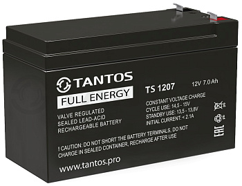 TS 1207 аккумулятор Tantos (12В/7Ач) 