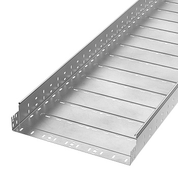 PR16.13337 лоток перфорированный Профи INOX (AISI 304) 500х100х3000 (1,0 мм) (6 м/уп) Промрукав