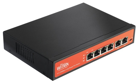 WI-PS205 порты 4 PoE FE + 2FE сетевой коммутатор Wi-Tek 