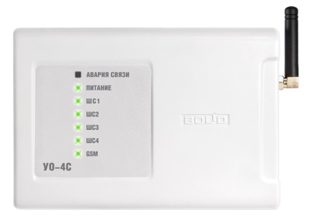 УО-4С исп.02 устройство оконечное системы передачи извещений по каналам сотовой связи GSM Болид