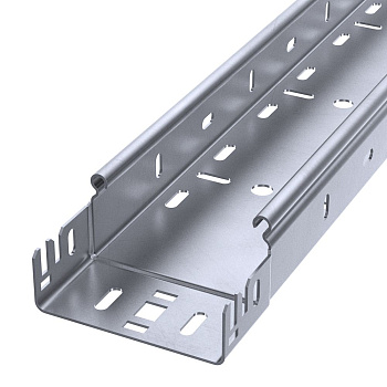 PR16.13554 лоток перфорированный Профи INOX (AISI 316) 100х50х6000 (1,2 мм) (12 м/уп) Промрукав