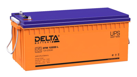 Аккумулятор Delta DTM 12200 L 