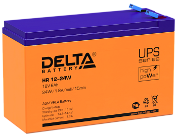 Аккумулятор Delta HR 12-24W (12V/6Ah)