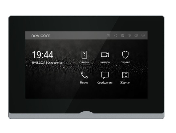 IMPULSE 7 IP WIFI BLACK (ver.4651) IP-видеодомофон с сенсорным дисплеем 7" NOVIcam