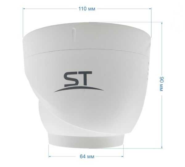 ST-SF4902 FORT 4Мп (2,8мм) купольная внутренняя IP-камера видеонаблюдения с встроенным микрофоном Space Technology