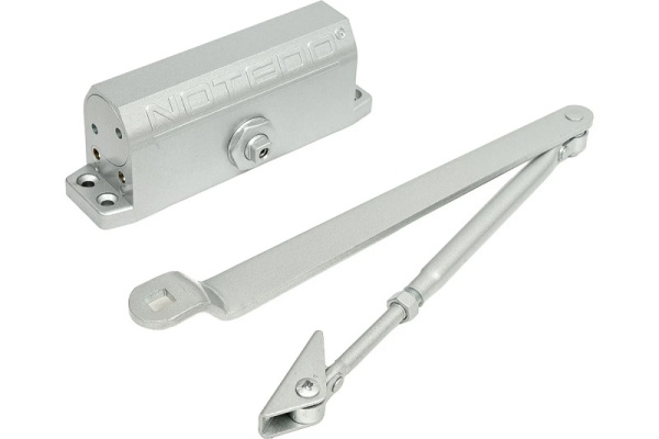 Доводчик DC-100 NOTEDO (серебро) для внутренней установки