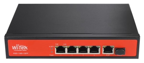 WI-PS305GF неуправляемый гигабитный коммутатор Wi-Tek с функцией PoE 