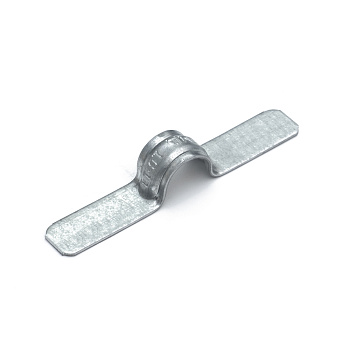 PR13.1980 скоба металлическая двухлапковая СМД d10-11 мм для монтажного пистолета (без отверстий) (100шт/2200шт уп/кор) Промрукав