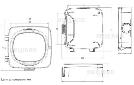 SV4218RBZ уличная всепогодная IP-камера видеонаблюдения Beward