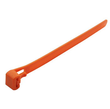 PR08.29318 многоразовая хомут-стяжка 300 х 7,5 мм (оранжевая) (50 шт/уп) Промрукав 