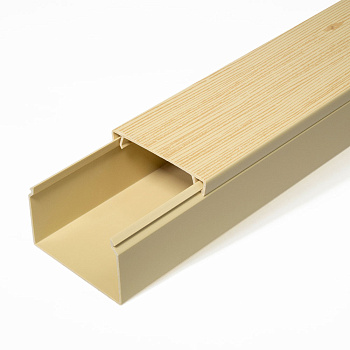 PR.025449 Кабель-канал сосна 2-й замок 60х40 мм (40м/уп) Промрукав