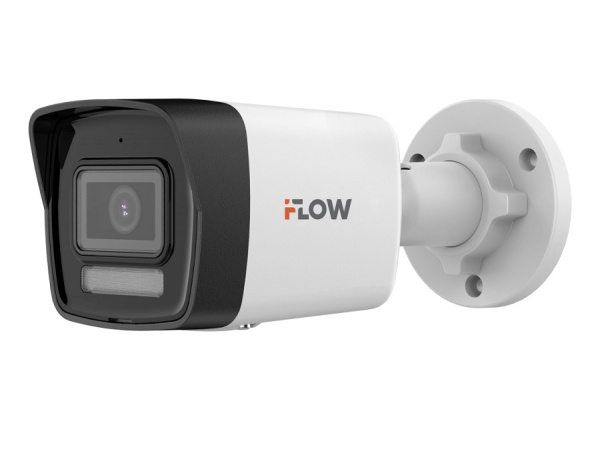 F-IC-1182CM(2.8mm) (Аналог DS-I850M(2.8mm)) 8Мп уличная цилиндрическая IP-камера с гибридной Smart-подсветкой и встроенным микрофоном iFlow