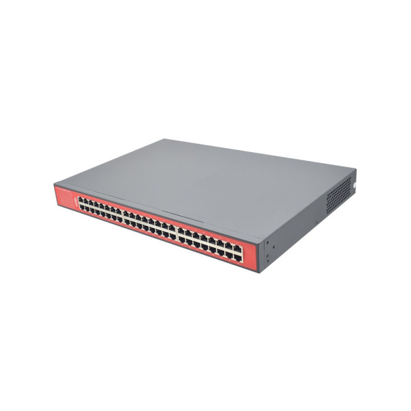 WI-PS348G коммутатор неуправляемый PoE 600Вт, порты 48 PoE GE Wi-Tek