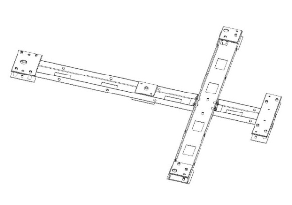PERCo-RF16 рама монтажная для турникета роторного полноростового PERCo-RTD-16 PERCo