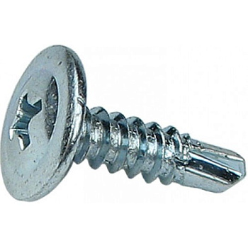PR08.2393 саморез 4,2х25 с прессшайбой, Сверло, цинк (250 шт/уп) Промрукав