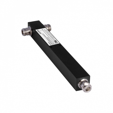 DS SC 12 727 155 43 300 Nf v.7782 делитель разветвитель сумматор, 698~2700 МГц, 1вх/вых 2вых/вх, 155дБн@2x43дБм, 50 Ом, Pmax=300 Вт, N розетка ДалСВЯЗ