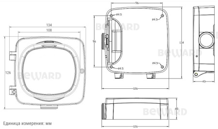 SV3218RBZ уличная всепогодная IP-камера видеонаблюдения Beward