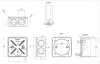 КР2604 коробка распределительная для наружного монтажа 100х100х50 мм IP55 HEGEL