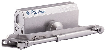 НОРА-М №3S мал. (до80кг) доводчик морозостойкий (серебро) 