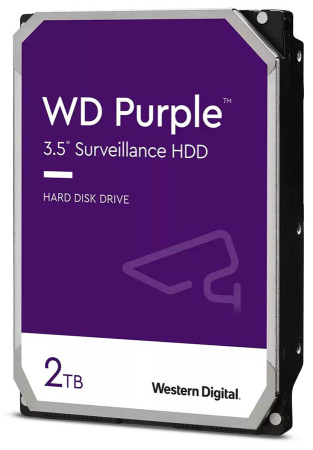 Жёсткий диск WD Original SATA-III 2Tb WD23PURZ серия для видеонаблюдения 64Mb 3.5"
