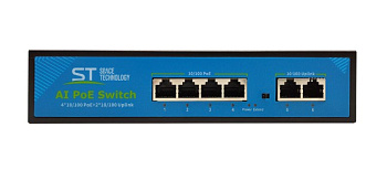 ST-S140POE (2М/100W/А) PRO резервируемый сетевой PoE коммутатор Space Technology