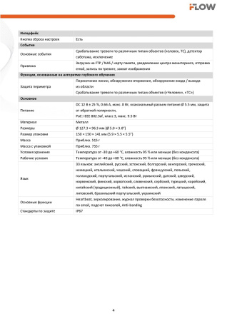 F-IC-2382C2M(4mm) (Аналог DS-2CD2383G2-LI2U(4mm)) 8Мп уличная купольная IP-камера с гибридной Smart подсветкой iFlow