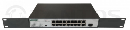 TSn-16P18U 18-ти портовый PoE-коммутатор Tantos