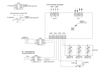 РМ-4К-R3 адресный релейный модуль (8 шт/уп) Рубеж