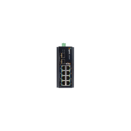 SP3010F-BT коммутатор промышленный неуправляемый PoE BT, 8GE+2SFP , Wi-Tek