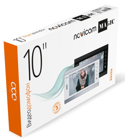 WHITE MAGIC 10 HD (ver.4804)  HD видеодомофон NOVIcam